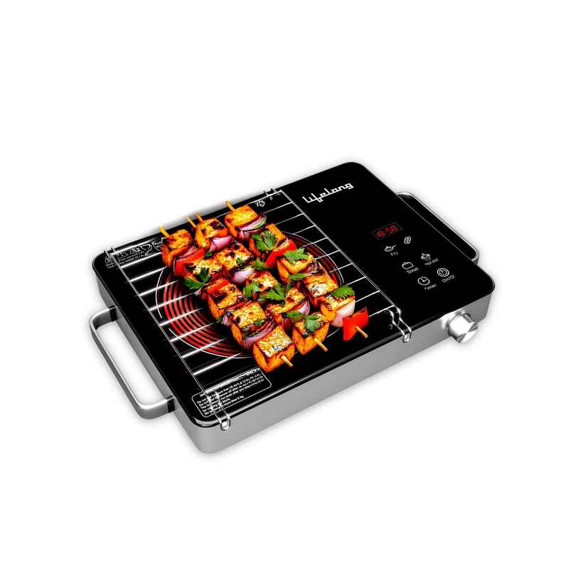 Lifelong 2000W Infrared Induction Stove with Temp Control & Surge Protection