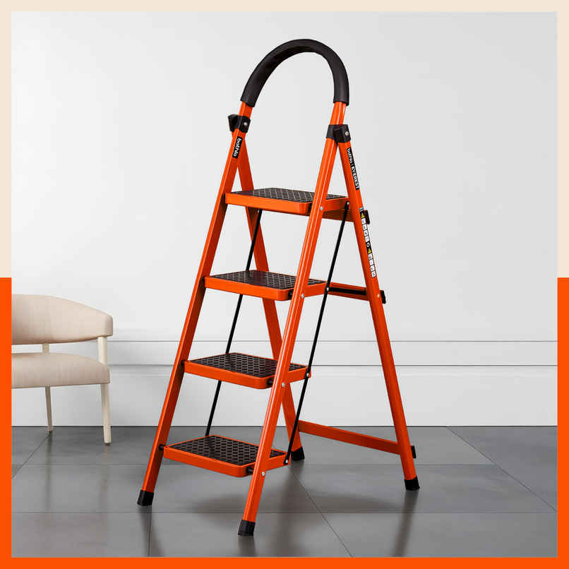 Bathla Everest 4 Step Steel Ladder Bathla Everest 4 Step Steel Ladder