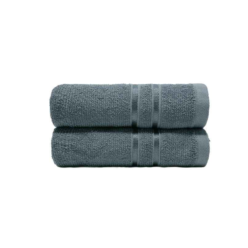 Mytrident Cotton Hand Towel | 400 GSM | Gym Towel Set - New Grey