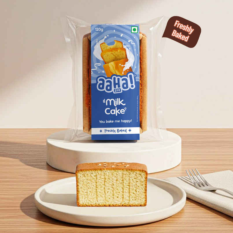 Aaha Life Fresh Milk Cake | Eggless