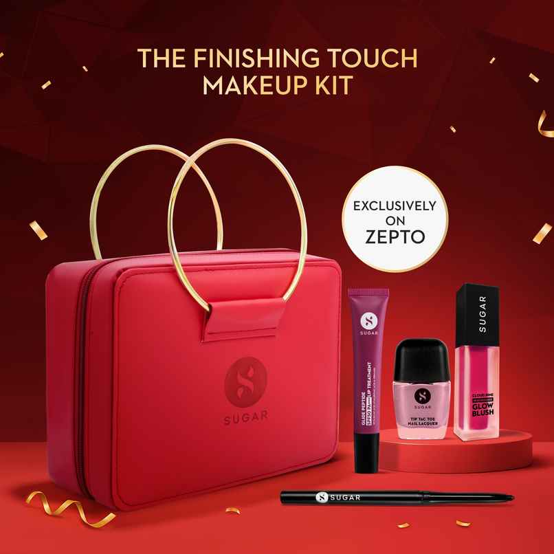 SUGAR Cosmetics The Finishing Touch Makeup Kit | Red
