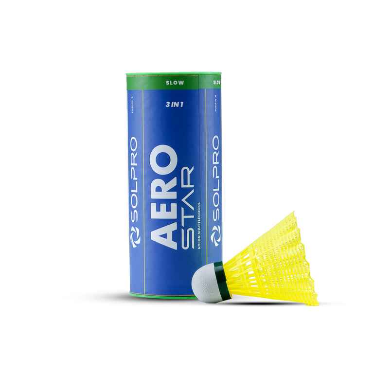 Solpro Aero Star Nylon Badminton Shuttlecock Solpro Aero Star Nylon Badminton Shuttlecock