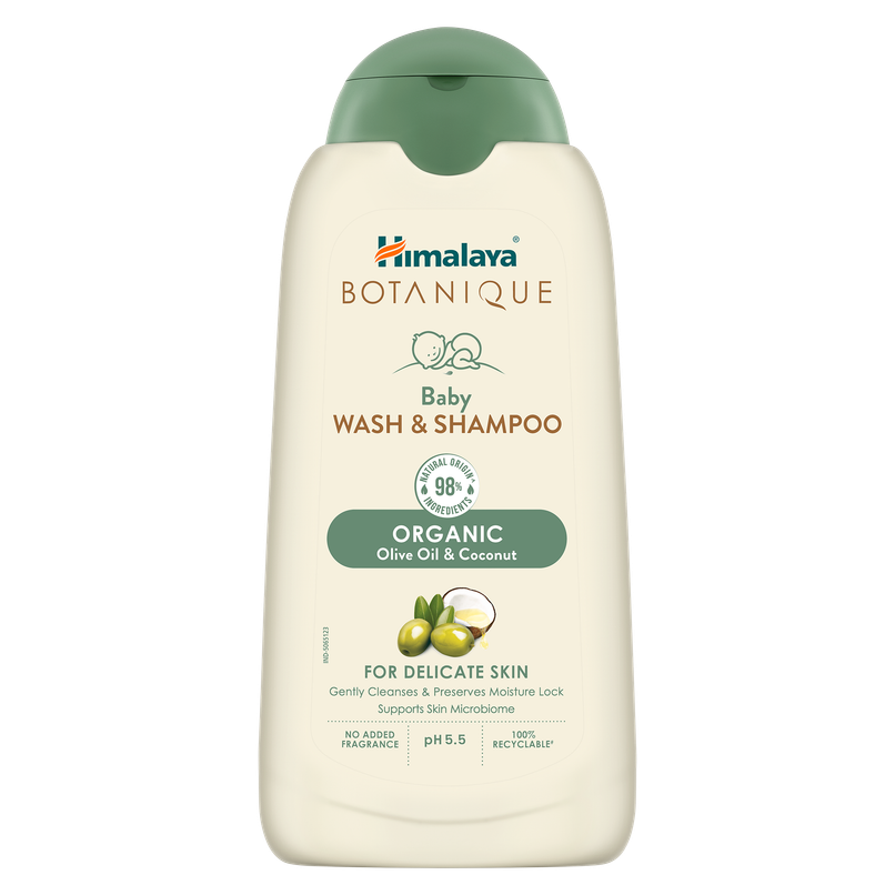 Himalaya Botanique Baby Wash & Shampoo | Organic | Preserve Moisture | Dermatologically Tested Himalaya Botanique Baby Wash & Shampoo | Organic | Preserve Moisture | Dermatologically Tested