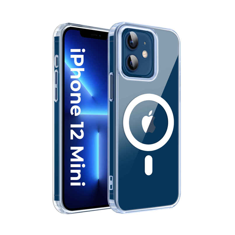 Artistque Case for Iphone 12 Mini Back Cover - Transparent Clear Magsafe
