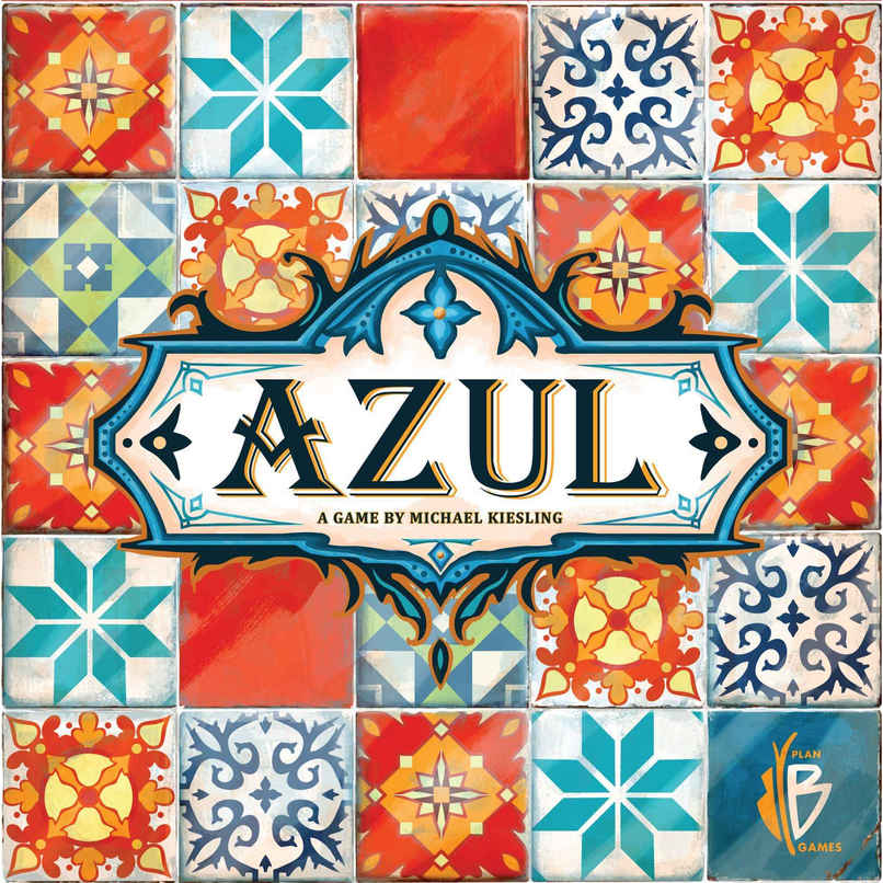 Awestuffs Azul Game Strategy Tile Placement Family Board Games for Adults and Kids 2 to 4 Players Awestuffs Azul Game Strategy Tile Placement Family Board Games for Adults and Kids 2 to 4 Players