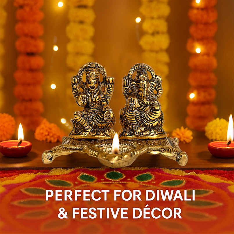 Laxmi Ganesh Metal Murti | Chandar Laxmi Ganesh Metal Murti | Chandar