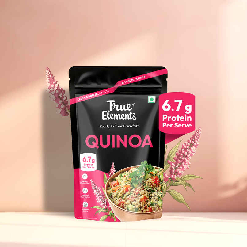 True Elements Wholegrain premium Quinoa | Gluten Free Quinoa Seeds | 6.7g Protein per serve