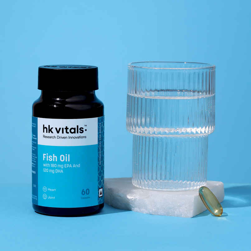 hk vitals Fish Oil (60 Capsules) For Men And Women