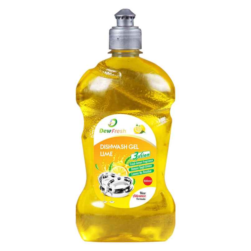 Dew Fresh Lime Dishwash Gel Liquid