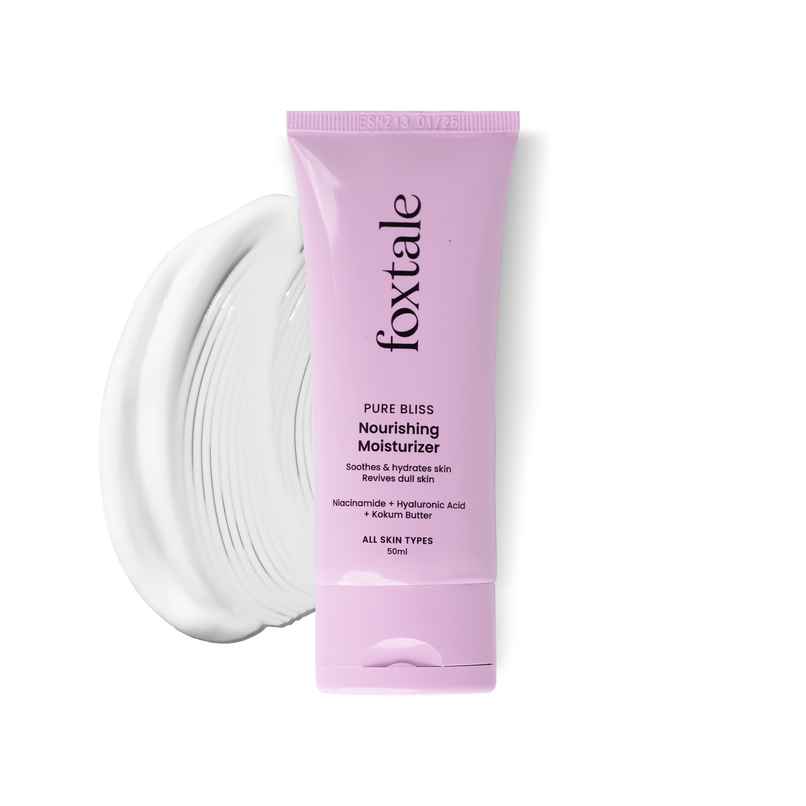 Foxtale Nourishing Ceramide Moisturizer for Dry Skin, 120hr+ Hydration