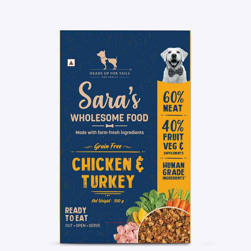 HUFT Sara's Wholesome Grain-Free Chicken & Turkey Dog Food Pack HUFT Sara's Wholesome Grain-Free Chicken & Turkey Dog Food Pack