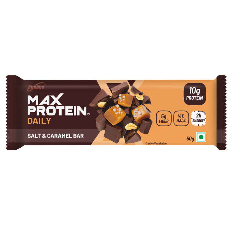 RiteBite Max Protein 10g Protein Bar Salt & Caramel