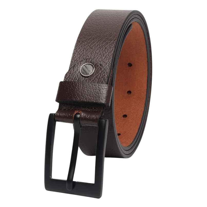 Kastner Men's Genuine Leather Belt with Classic Metal Buckle | Formal & Casual Wear | Brown - 30 Kastner Men's Genuine Leather Belt with Classic Metal Buckle | Formal & Casual Wear | Brown - 30