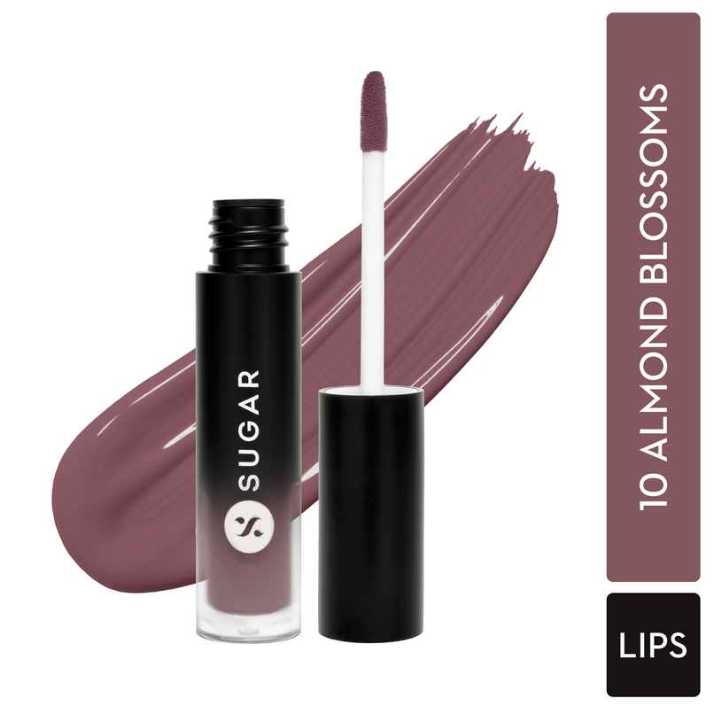 SUGAR Cosmetics Mousse Muse Lip Cream - 10 Almond Blossoms