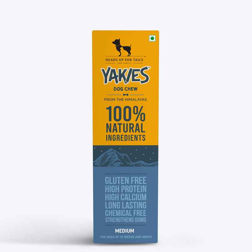 HUFT Yakies Chew Bone Dog Treat, MediumMono Carton HUFT Yakies Chew Bone Dog Treat, MediumMono Carton