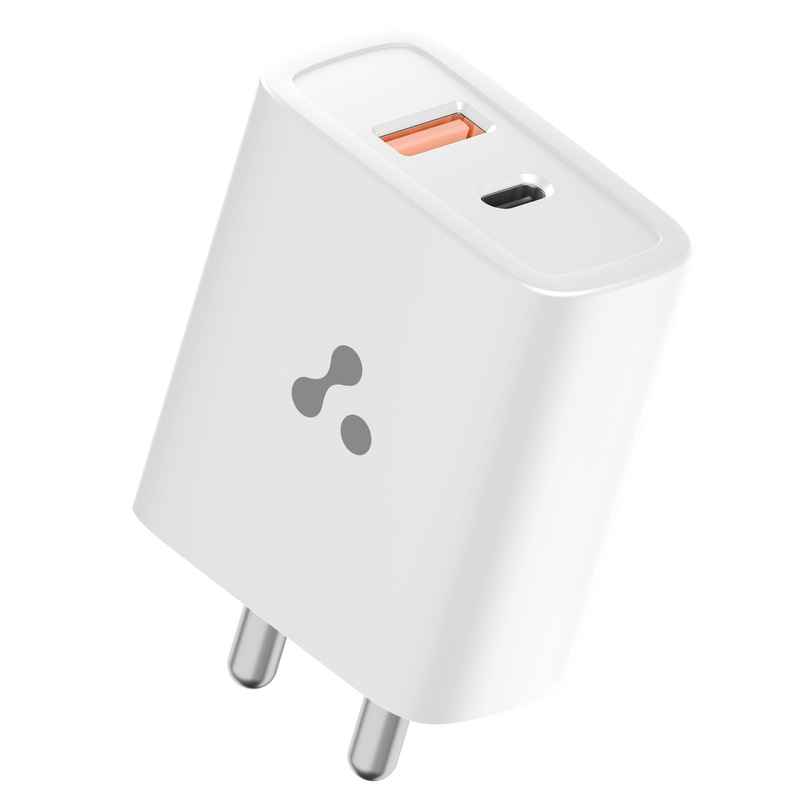 Ambrane 33W QC PD Mobile Charger Adapter | Type C | For Android & iPhones | RAAP M33 | White