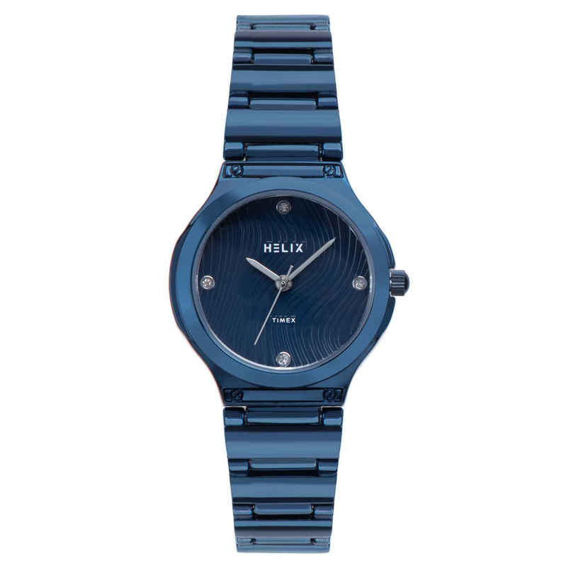 HELIX By Timex Round Dial Analog Women Watch | TW066HL02T | Blue HELIX By Timex Round Dial Analog Women Watch | TW066HL02T | Blue