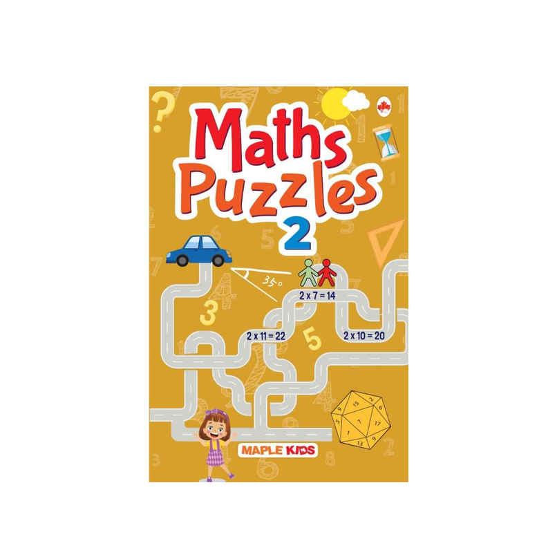 Maple Press Activity Book for Kids - Maths Puzzles | Brain Boosting Activity Book