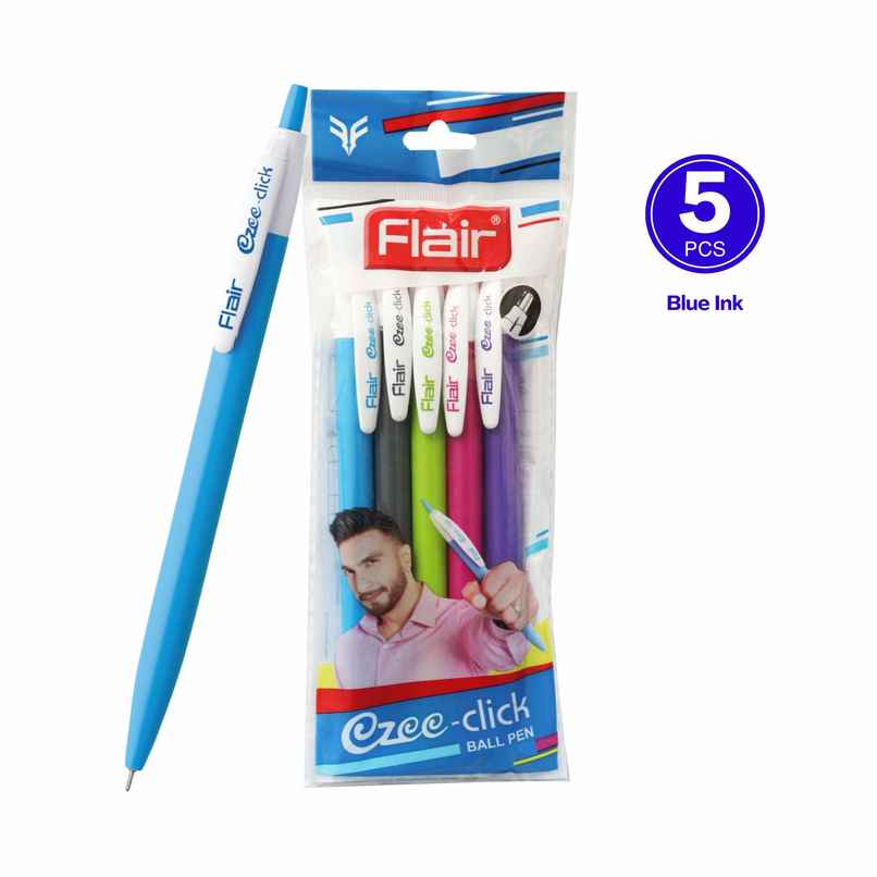 Flair Ezee Click Pen Pack Of 5 Flair Ezee Click Pen Pack Of 5