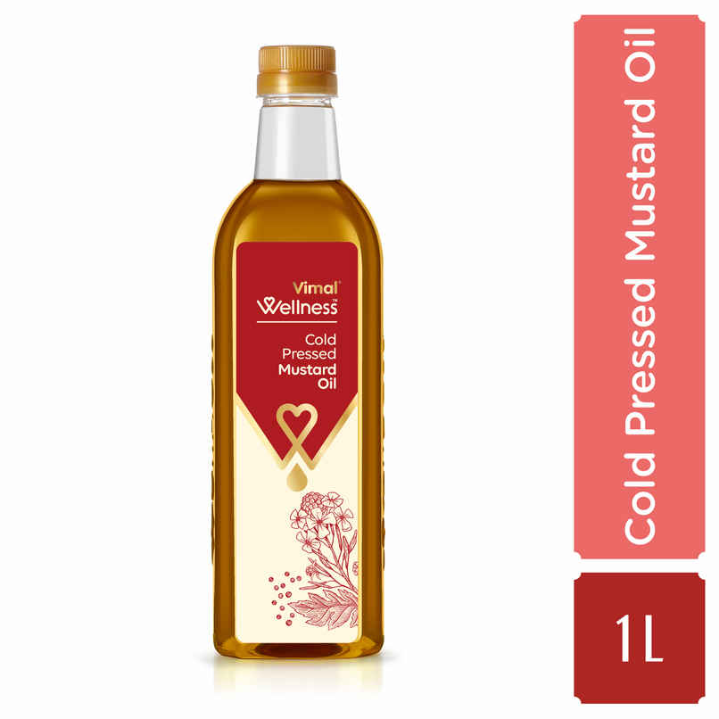 Vimal Wellness Cold Pressed Mustard Oil 1L