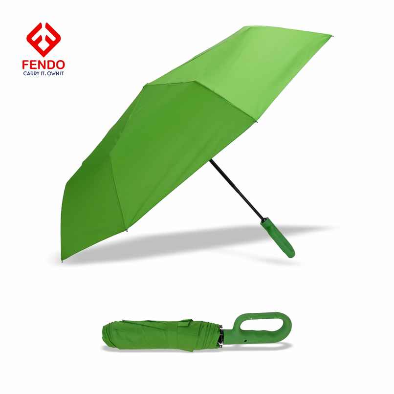 Fendo Clutch Umbrella | Green | 20 Inch | 3 Fold Fendo Clutch Umbrella | Green | 20 Inch | 3 Fold