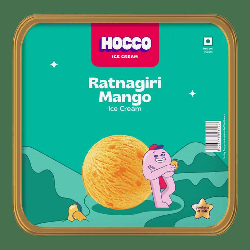 Hocco Ratnagiri Mango Ice Cream Tub