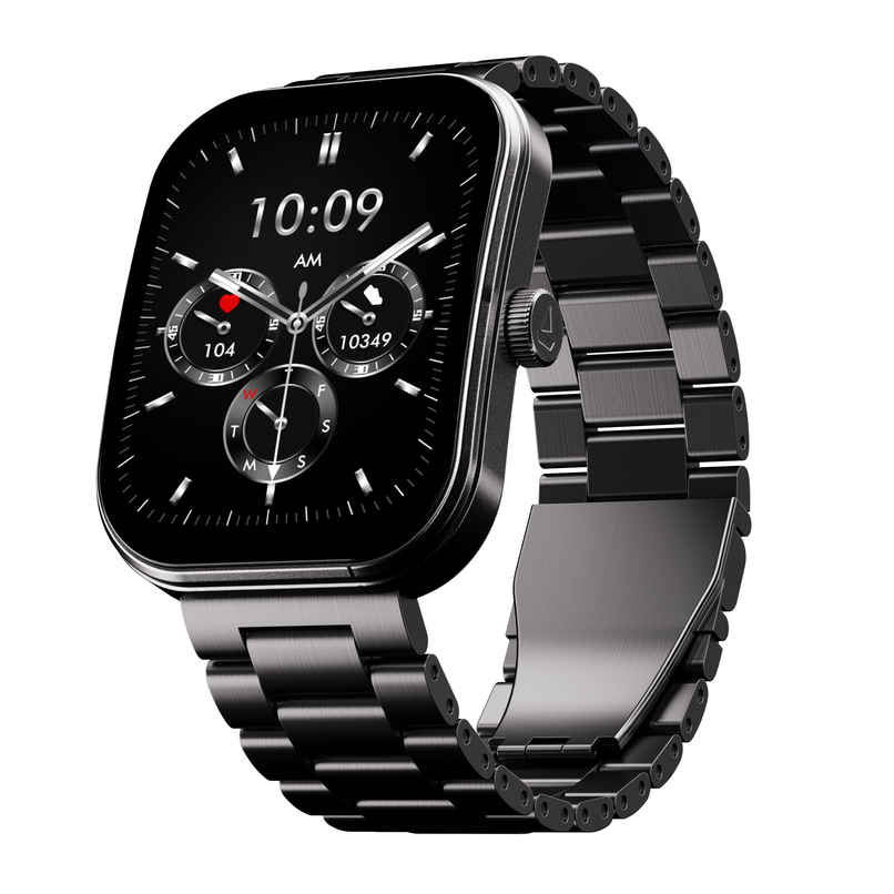 boAt Wave Sigma 3 Curv Smartwatch 2.01 Inch Immersive Curved Display BT Calling IP68 Black Steel