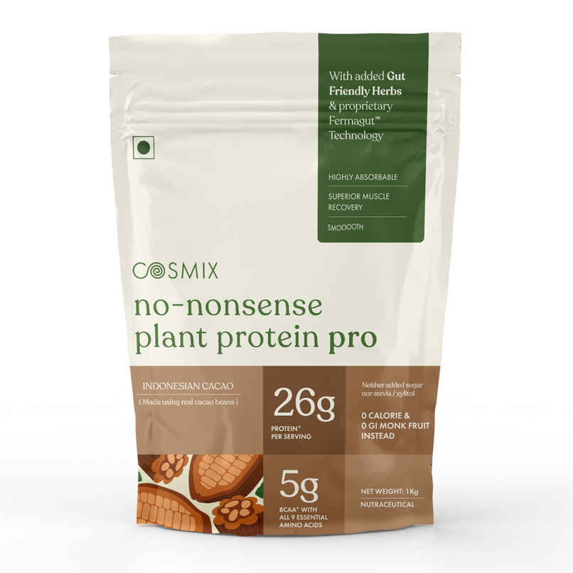 Cosmix No Nonsense Fermented Yeast Protein Pouch | Indonesian Cacao Chocolate | 26 g Protein