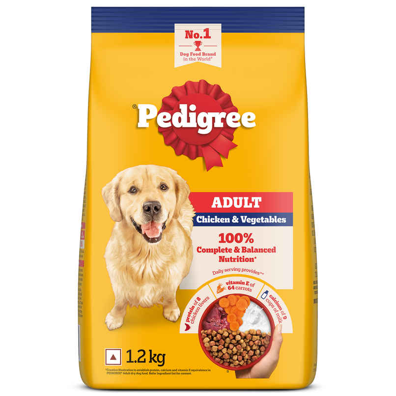 Pedigree Adult Chicken & Vegetables Dry Dog Food