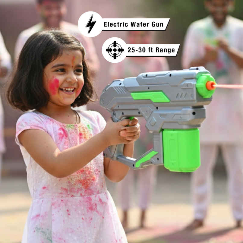 Iron Vortex Electric Water Gun | Holi Pichkari | 400 ml | Tomuncle Iron Vortex Electric Water Gun | Holi Pichkari | 400 ml | Tomuncle