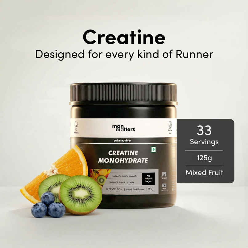 Man Matters Micronised Creatine Monohydrate Mixed Fruit Flavour Man Matters Micronised Creatine Monohydrate Mixed Fruit Flavour