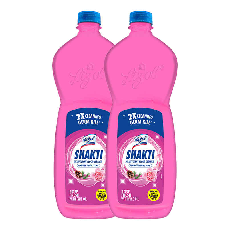 Lizol Rose Fresh Shakti Disinfectant Floor Cleaner Combo Lizol Rose Fresh Shakti Disinfectant Floor Cleaner Combo