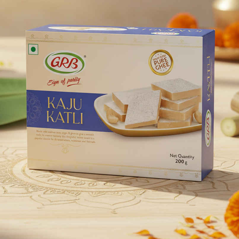 GRB Kaju Katli | Sweet & Delicious GRB Kaju Katli | Sweet & Delicious