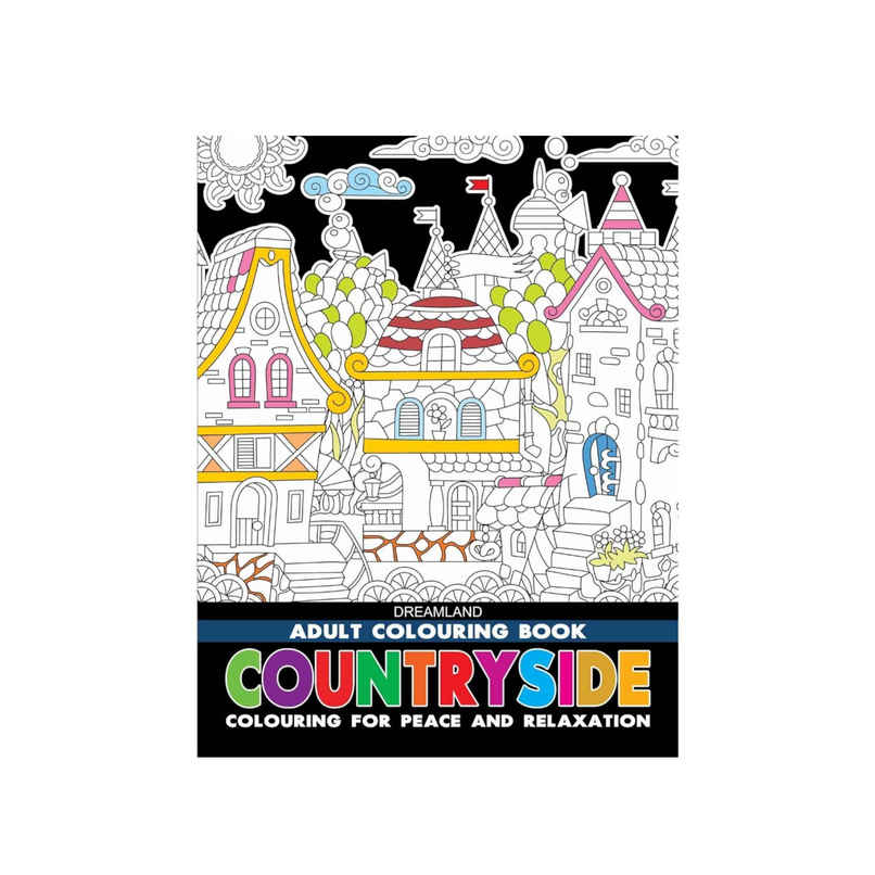 Countryside - Colouring Book for Adults | Book For Peace & Relaxation Coloring Book