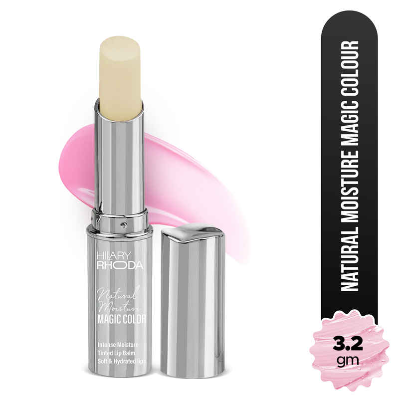 Hilary Rhoda Natural Moisture Magic Colour Lip Balm | Hydrating | Moisturising | Grape Seed | 32 g