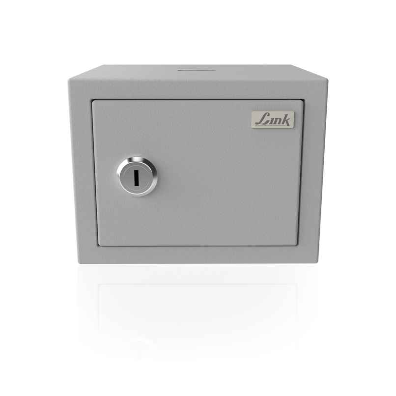 Link Smart Safe Locker | Gullak Safe | 2L | Key Access | Grey | LS-SF-05-OB