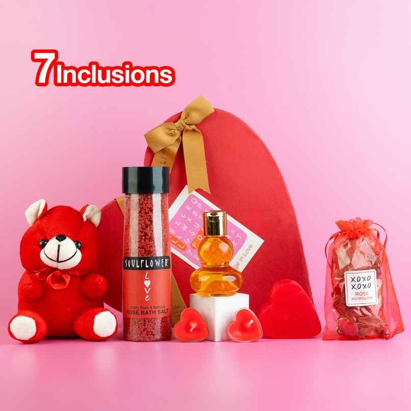 Soulflower Mothers Day Heart Celebration Gift Hamper | Thoughtful Fragrance Set 1.0 PIECE