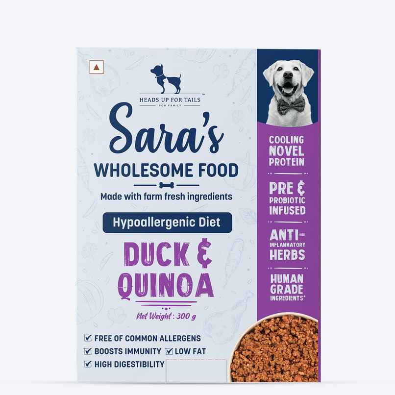HUFT Sara's Wholesome Hypoallergenic Diet Duck & Quinoa Dog Wet Food HUFT Sara's Wholesome Hypoallergenic Diet Duck & Quinoa Dog Wet Food