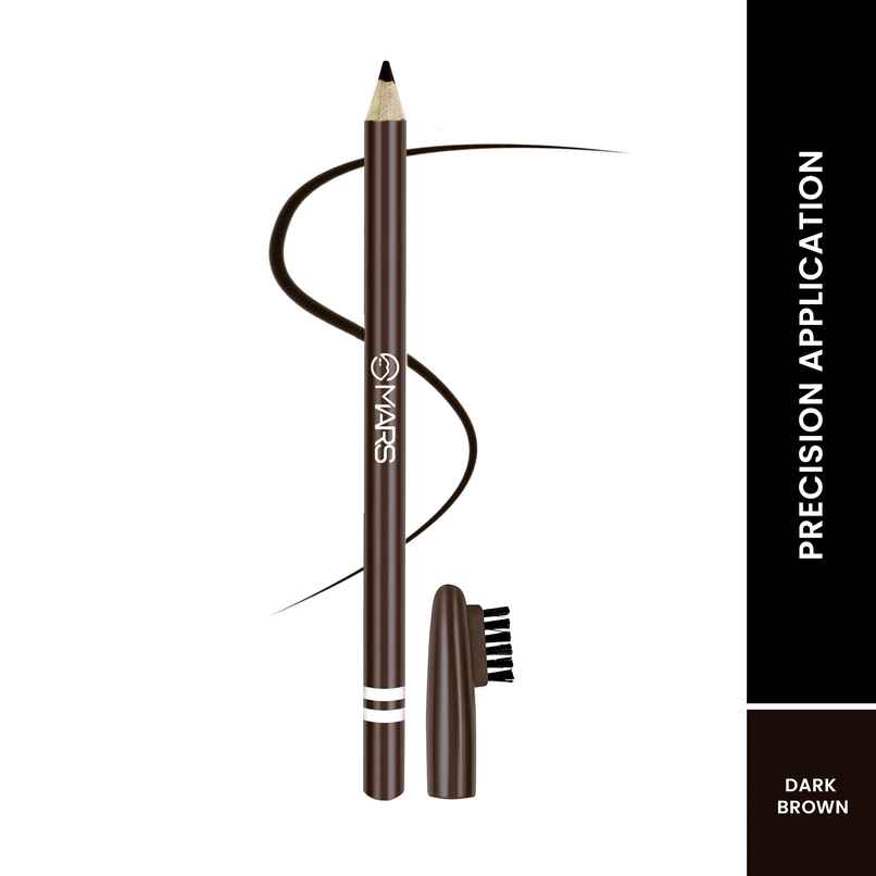 MARS Cosmetics Eyebrow Pencil With Spoolie (Dark Brown)