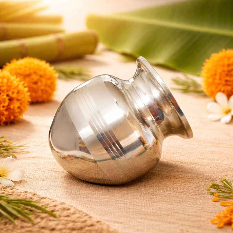 Silver Polished Pooja Lota | 300 ml | Chandar