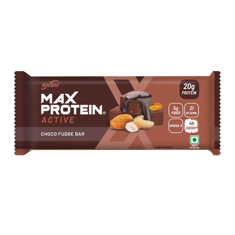 RiteBite Max Protein 20g Protein Bar Choco Fudge
