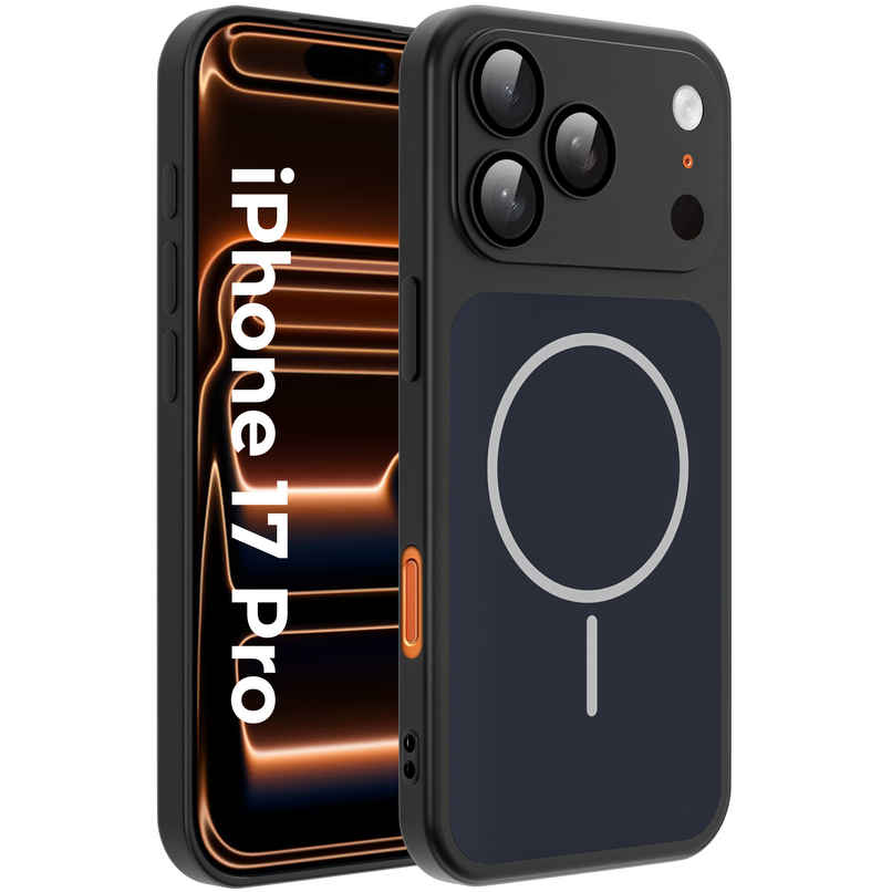 Artistque MagSafe Case For iPhone 17 Silicone Back Cover | Black
