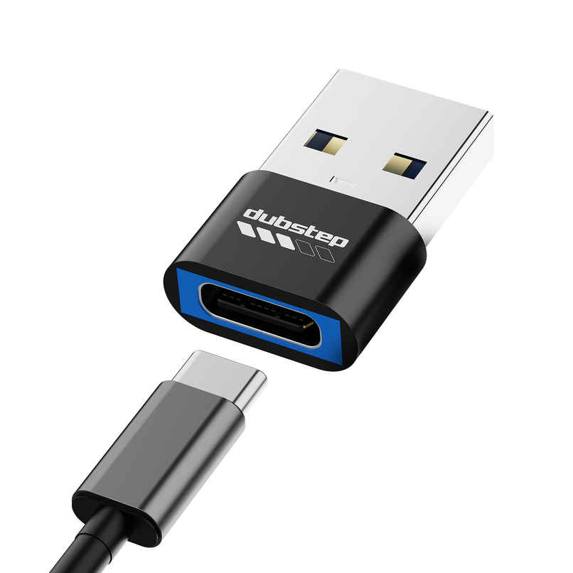 Dubstep Snaplink Go U | Type-C to USB A OTG Connector | Black Dubstep Snaplink Go U | Type-C to USB A OTG Connector | Black