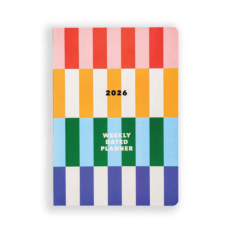 Tiger Notes 2026 Weekly Planner A5 Stripes