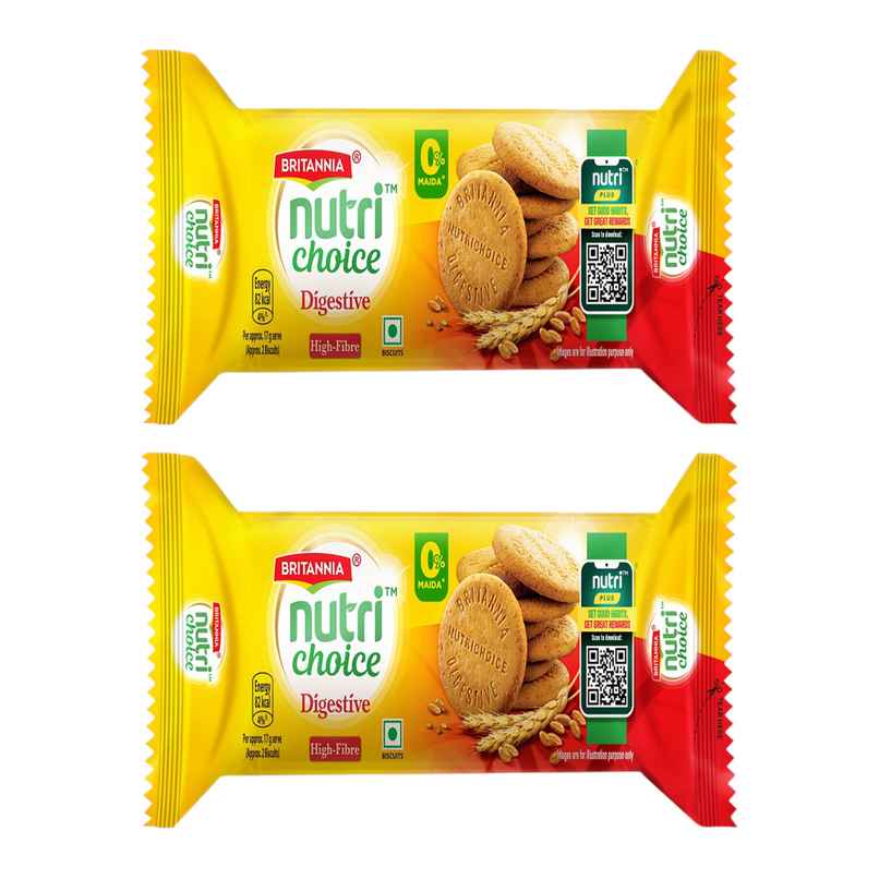 Britannia Nutrichoice High-Fibre Digestive Biscuits Combo