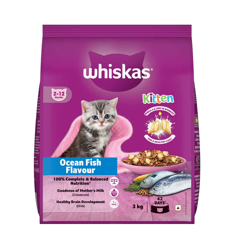 Whiskas Kitten Ocean Fish Flavour Dry Cat Food
