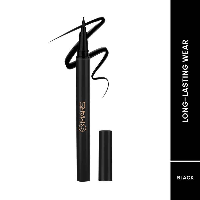 MARS Cosmetics City Stroke Charming Eyes Liquid Eyeliner (04-Black)