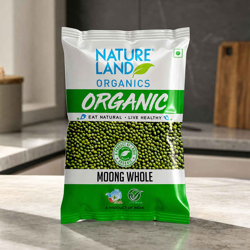 Natureland Organics Green Moong Dal Whole Natureland Organics Green Moong Dal Whole