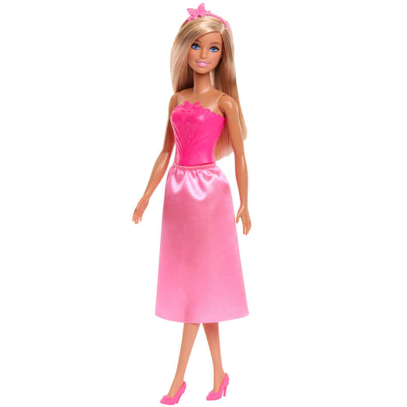 Barbie Royal Fashion Doll with Blonde Hair Removable Skirt and Accessories Pink Butterfly Theme