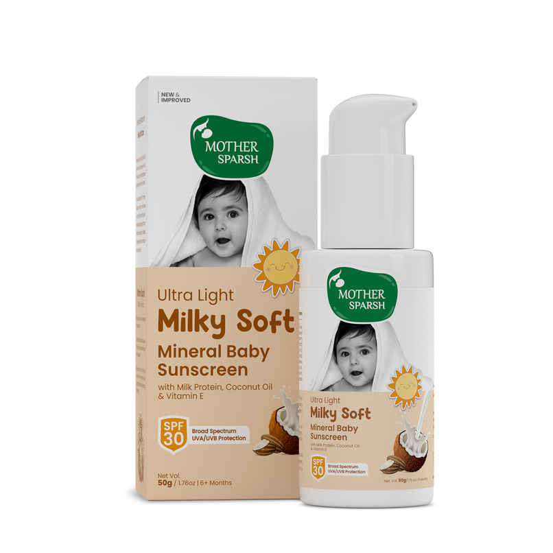 Mother Sparsh Simply Unscented Sunscreen For Babies With Spf 50